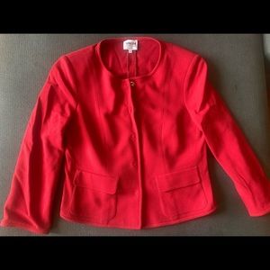 Red Armani Collezioni Blazer